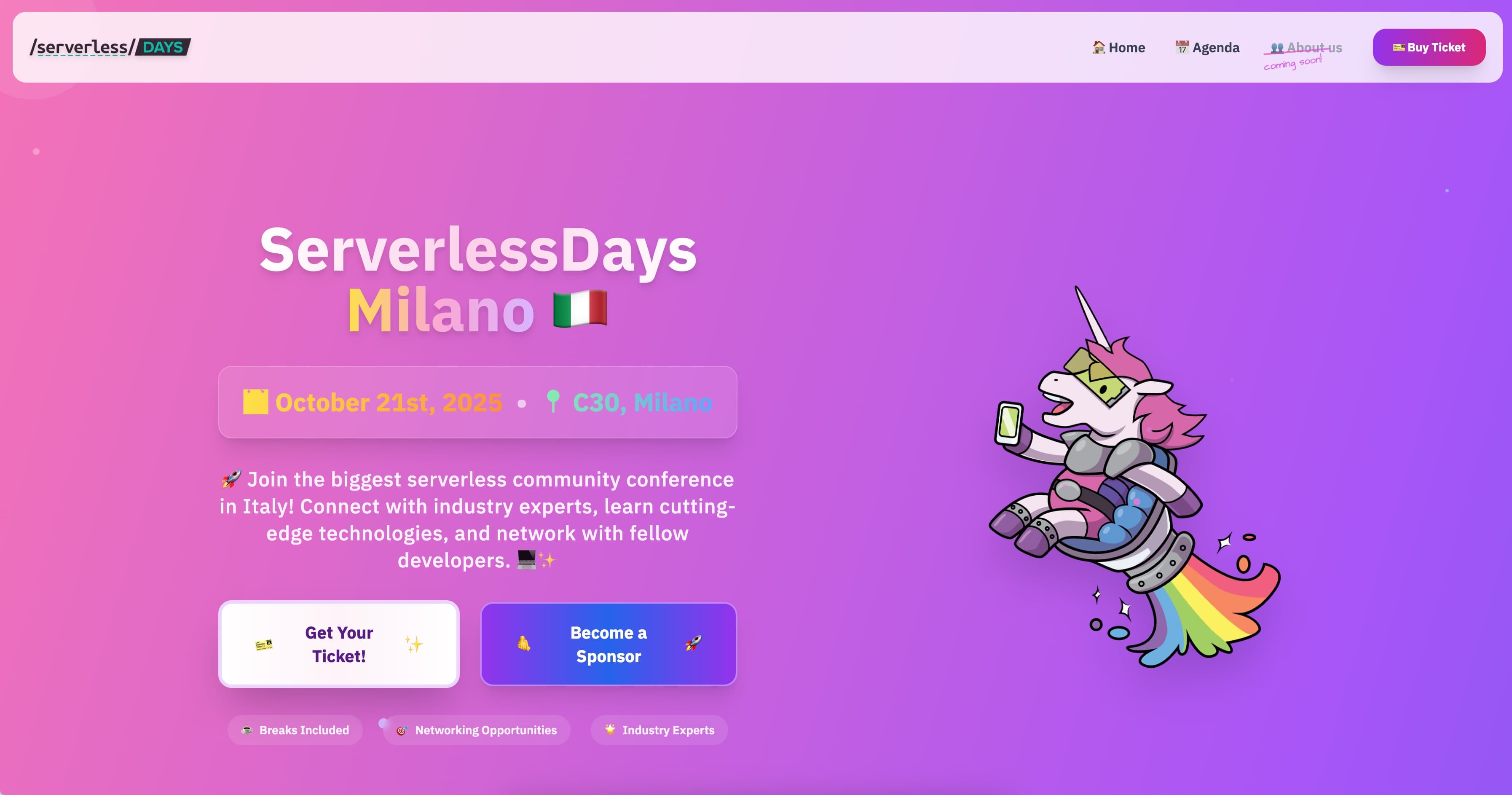 ServerlessDays Website
